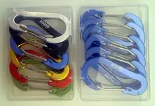 Carabiner Keychain Hook Lock-Buckle Snap-Clip Fishing-Tool Booms Aluminum-Alloy Climbing