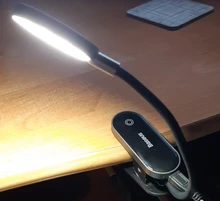 Baseus Book Light USB Led Rechargeable Mini Clip-On Desk Lamp Light Flexible Nightlight