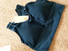 F.DYRAA 2020 Sujetador deportivo sin costuras superior Fitness mujeres Racerback Running Crop tapas entrenamiento acolchado Yoga Bra alto impacto Activewear