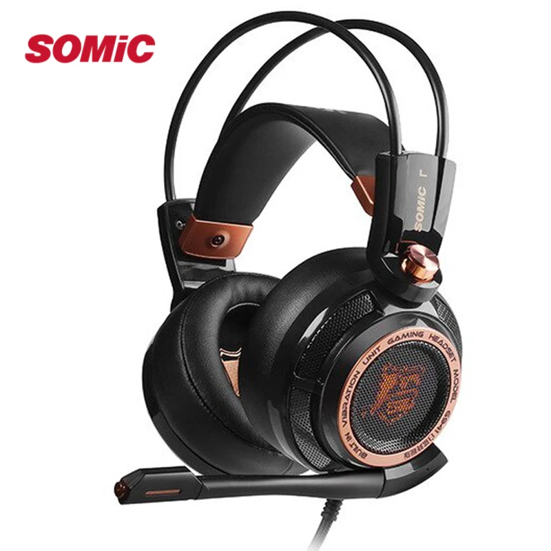  Somic G941 Upgrade Active Noise Cancelling Headphone 7.1 Virtual Surround Sound USB Gaming Headset 