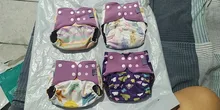 Mordedor venta al por mayor 4 unids/set bebé lavable pañales de tela café cubierta de pañal ajustable & reutilizable pañales de bolsillo envío gratis