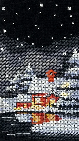 Set for embroidery DIY item No. SSR. о-27 reflection. Peace of mind |