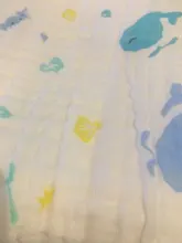 Manta de muselina de algodón para bebé recién Nacido, recién Nacido