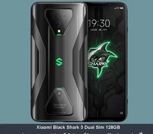 Versión Global tiburón negro 3 5G Snapdragon 865 8GB 128GB juego teléfono Octa Core 64MP Triple AI cámaras 65W 4720mAh