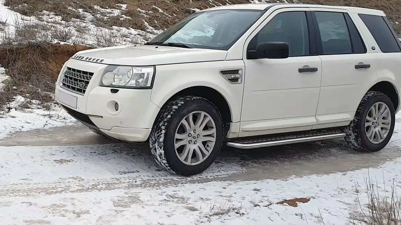 Пороги для Land Rover freelander 2 подножки из нержавеющей стали со штатными креплениями