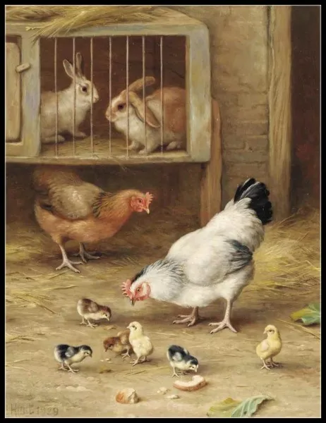 Farmyard цыплята Коллекция-счетный Набор для вышивания крестиком-Сделай Сам Рукоделие рукоделие вышивка 14 карат Наборы для вышивания крестиком DMC цвет - Цвет: 230w x 300h