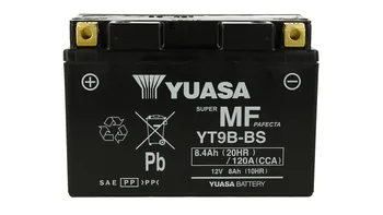 

Motorcycle battery YUASA YT9B-BS preloaded sealed 12V 8,4Ah 120A