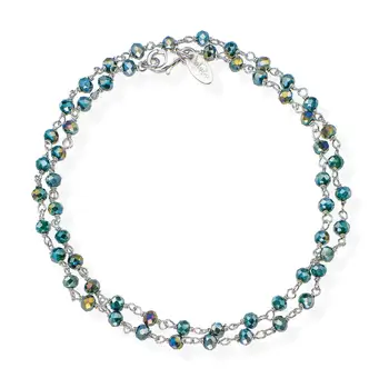 

Bracciale donna gioielli Amen BRBVE34 cristalli verdi