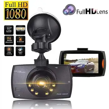 

2020 Upgraded Car DVR Camera With LED G-sensor HD 1080P Night Vision Auto Dash Cam Driving Recorder Support Rear View Camera Hot