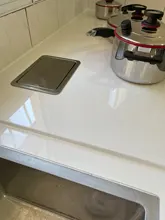 Can Balance-Swing Trash-Bin Kitchen-Counter-Top Garbage Stainless-Steel Flap-Lid-Cover