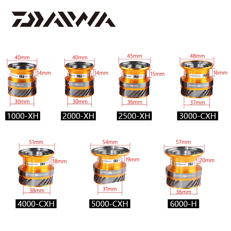 DAIWA REVROS LT Spinning Fishing Reel1000XH/2000XH/2500XH/3000CXH