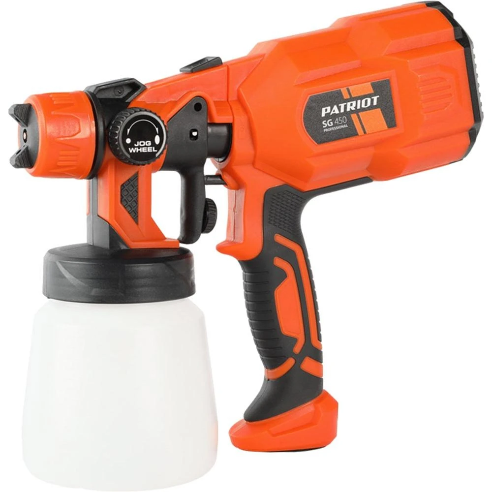 Распылитель электрический PATRIOT SG 450 (550 Вт; диаметр сопла 2.5 мм; объем 800 мл; регулируемое сопло; нескользящая р