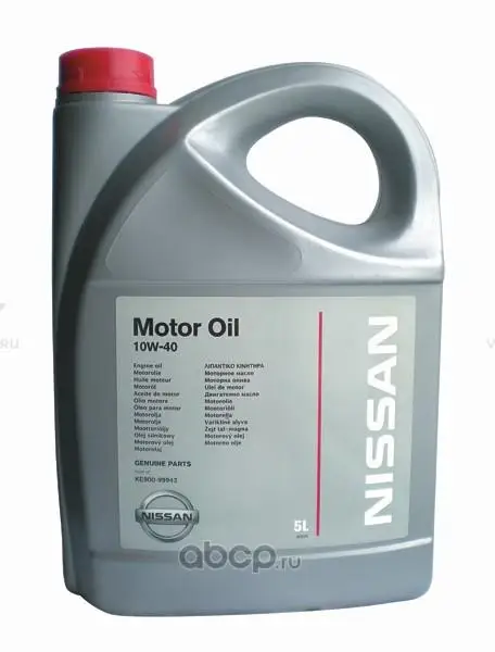 KE90099942R Nissan МАСЛО 5L 10W40 NISSAN МОТОРНОЕ / NISSAN