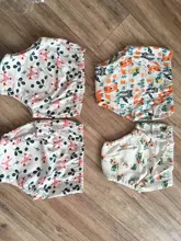 Pantalones de entrenamiento de algodón transpirables para bebé, bragas de tela, pañales reutilizables, ropa interior impermeable para bebé, lavable, 1 Uds.