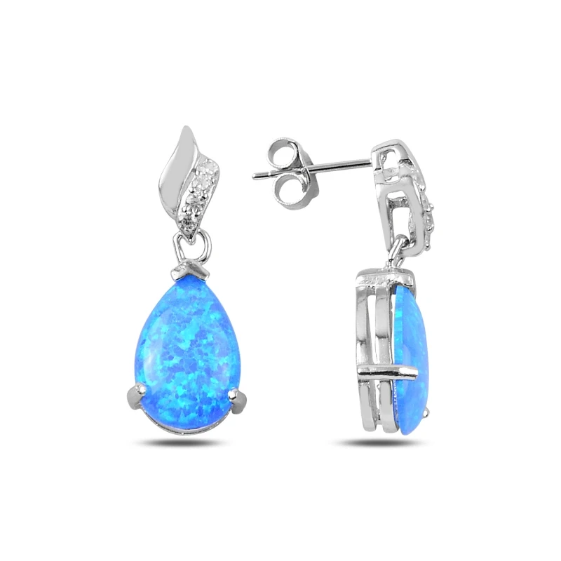 

Armagano Opal Cubic Zirconia Dangle Earrings