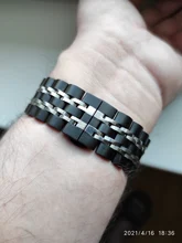 Correa de acero inoxidable para reloj Samsung Galaxy Watch 3, 22mm, 20mm, 41, 45mm, Gear S3, 46mm, 42mm