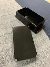 Caja de plástico para electrónica, caja de instrumentos para proyectos eléctricos, carcasa de empalme, impermeable, color negro