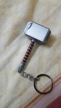 LLavero de Metal con forma de martillo de Thor para hombre y mujer, accesorios para seguidores de películas, 2021