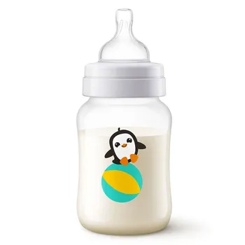 

Original Philips Avent Patterned Baby Bottle Classic Giraffe Pattern, Penguin Pattern Plastic Bottles 0 BPA