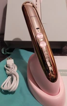 KONKA-mini Dispositivo de cuidado de la piel, electroporación facial RF, masajeador facial de Radio frecuencia, mesoterapia EMS, LED, eliminación de arrugas de fotones