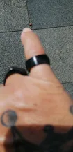 ZORCVENS-Anillo de titanio para hombre, color negro, acabado mate, clásico, anillo de compromiso, joyería para hombre, bandas de boda