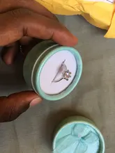 Anillo para mujeres de moda moderno, anillo de compromiso de circonita de cristal AAA blanca, regalo de joyería de boda, 2020