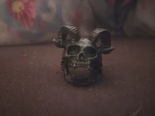 Anillo de acero inoxidable gótico Vintage para hombre, anillo de calavera para hombre, anillo con grabado de motocicleta, accesorios de joyería