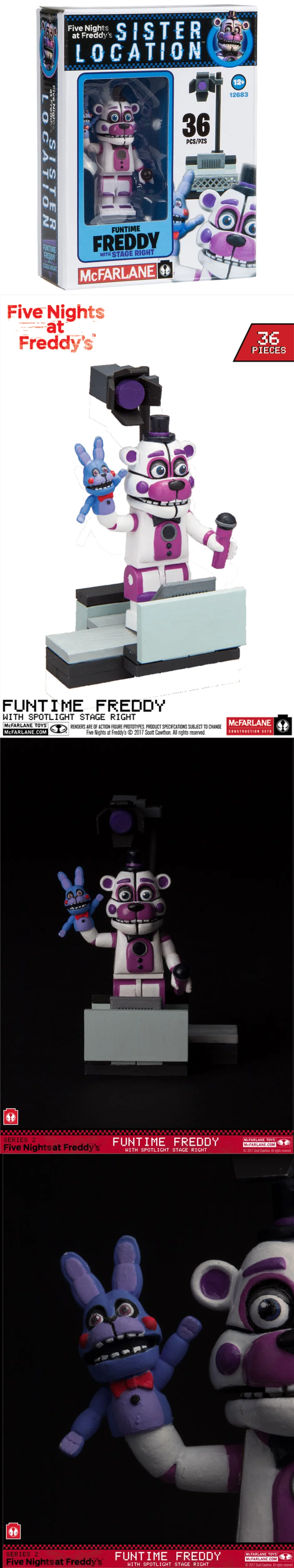 Конструктор Фантайм Фредди ФНАФ 5 ночей с Фредди(Five Nights at Freddy Sister Location) 36 деталей