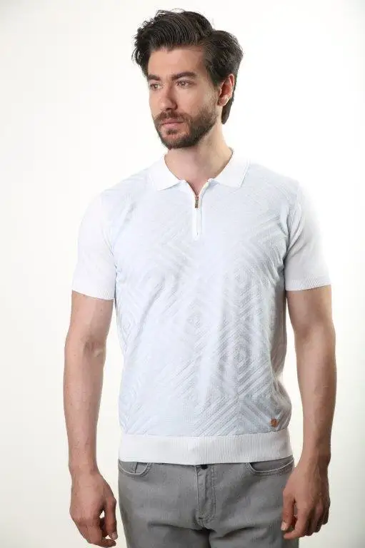 

Filippo Ghada Polo Collar Male Sweater T-Shirt 4242