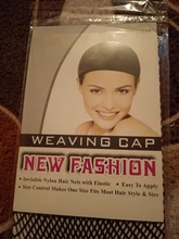 Malla de nailon para pelo de mujer, redecilla negra para la fabricación de pelucas, malla elástica, accesorios para pelucas, 1 unidad