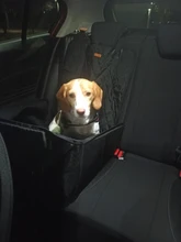 Funda de asiento de nailon 900D impermeable para mascotas, tapete de transporte al aire libre, accesorios de viaje para coche, bolsa para perro