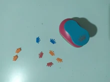 Perforadora de papel para álbum de recortes, 1,5 cm, con impresión artesanal, bricolaje, perforadora de espuma y papel Eva, Clip para fotos