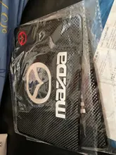 Alfombrilla antideslizante para coche Mazdas, alfombrilla de Color negro con soporte para teléfono, antideslizante, para modelos 5, 6, 323, 626, RX8, 7, MX3, MX5, Atenza Axela