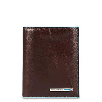 

Blue Square Wallet Saddle Brown