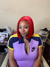 Peluca Bob 13x1 1B 613 cabello humano liso brasileño con encaje frontal, rubio miel degradado, Remy corto prearrancado para mujeres negras