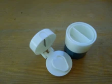 4 en 1 portátil 4 capas de polvo amoladora de tableta en polvo cortador de píldoras separador de medicamentos caja trituradora de almacenamiento 3 colores
