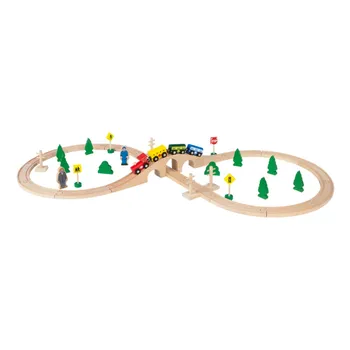 

Wooden train passengers and way-40 pieces