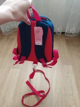 Mochila de grado alto para bebés y niñas, morral escolar 3D antipérdida con dibujos animados para guardería, impermeable de dinosaurios