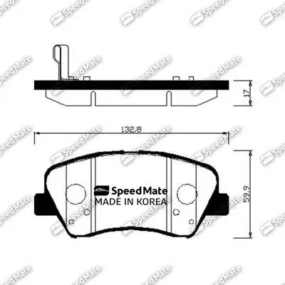 Колодки KIA(CEE"D(JD),CEE`D SPORTSWAGON(JD),PRO CEED(JD)/HY