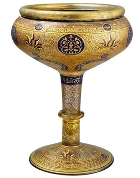 

Mons Igneus Speculo The Preserving Bowl Enameled Glass Inspired by an Ancient Glass Handmade Limited Edition