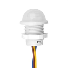 Interruptor de luz caliente PIR, Detector de Sensor inteligente LED, 110V, 220V, Sensor de movimiento por infrarrojos PIR, encendido y apagado automático