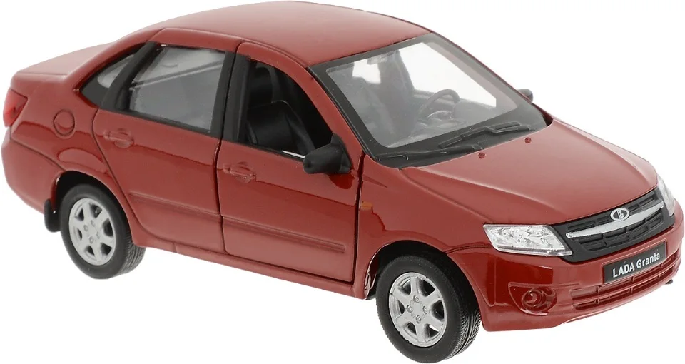Модель машинки &quotLADA GRANTA&quot красная 1:60 в дисплее по 18 шт| |