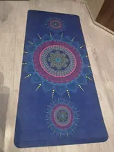 Esteras gruesas de TPE/ante para yoga, Esterilla de entrenamiento de silicona para Ejercicio físico, absorbe el sudor, 6mm