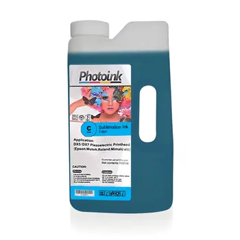 

Epson DX5/DX7/5113 Sublimation for 1000 ml BLUE CYAN Large Format Ink (T-SD7)