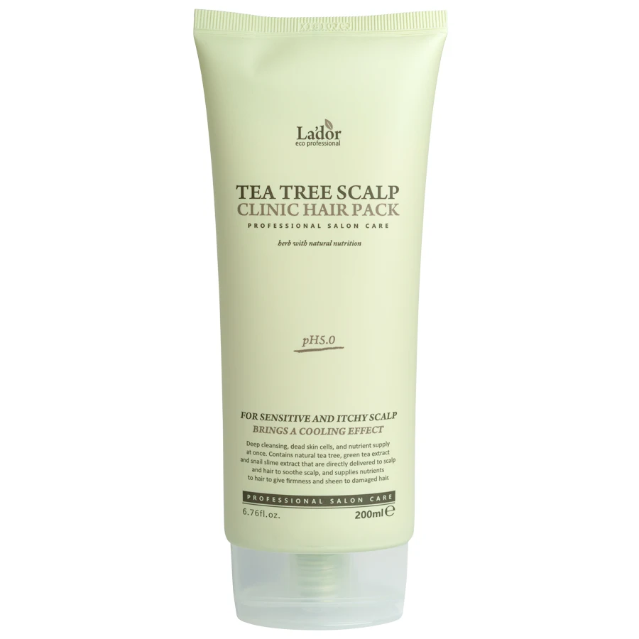 La'dor Hair and Scalp Mask with tea tree teatree scalp hair pack 200ml Nutrition Cleansing afbeelding