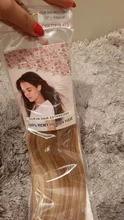 Isheeny-extensiones de cabello humano Remy, conjunto de 8 unidades de cabello rubio Natural sin costuras, cabeza completa, Clip brasileño de Color puro