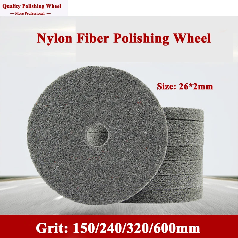 

1Pcs 150-600Grit Nylon Fiber Grinding Disc Polishing Wheel Disc For Angle Grinder For Wood Metal Plastic Buffing Cleaning