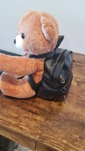 Fmous Backpack-Bag Teddy Plush Fashion Brand Small Winter Women/girls Leisure