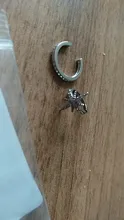 Pendientes de Clip para mujer, de Plata de Ley 925 europea y americana, aretes geométricos de Clip de plata de oro sin Piercing, 1 Uds.
