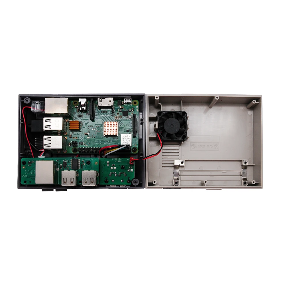RETROFLAG чехол NESPI+ мини-игровые консоли с Raspberry Pi 3B и безопасное выключение видеоигр плеер Preload 15000+ игры Play& Plug